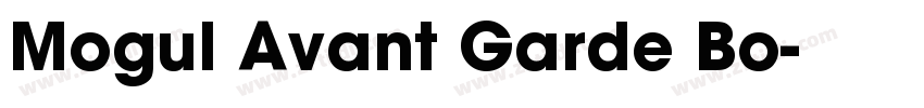 Mogul Avant Garde Bo字体转换